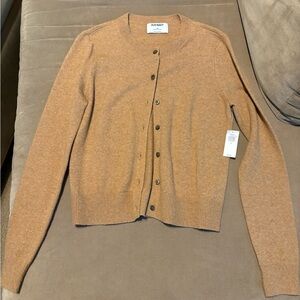 Old Navy Tan Fine Gauge Cardigan